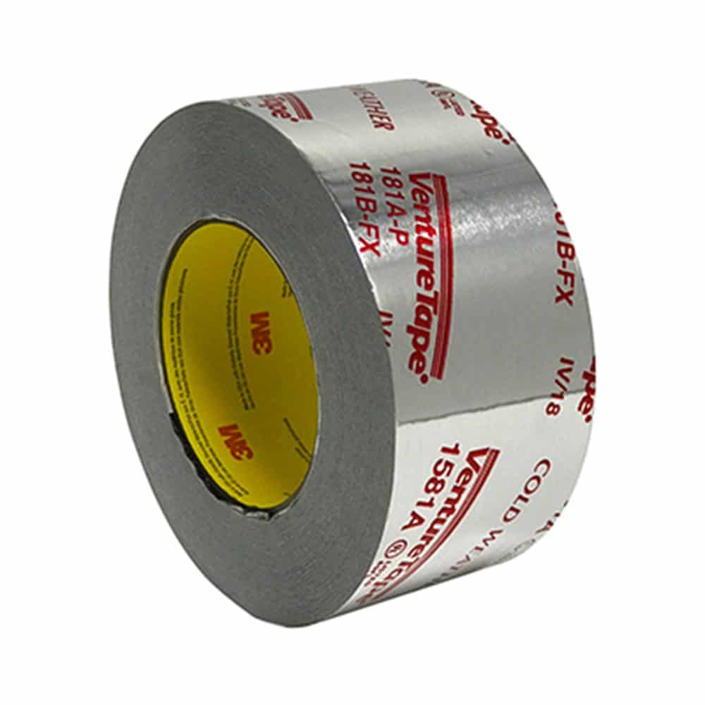 Pack-n-Tape  3M 1430 Aluminum Foil Reinforced Tape Silver, 28 in